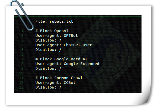 如何使用 robots.txt 文件阻止 AI 爬虫机器人